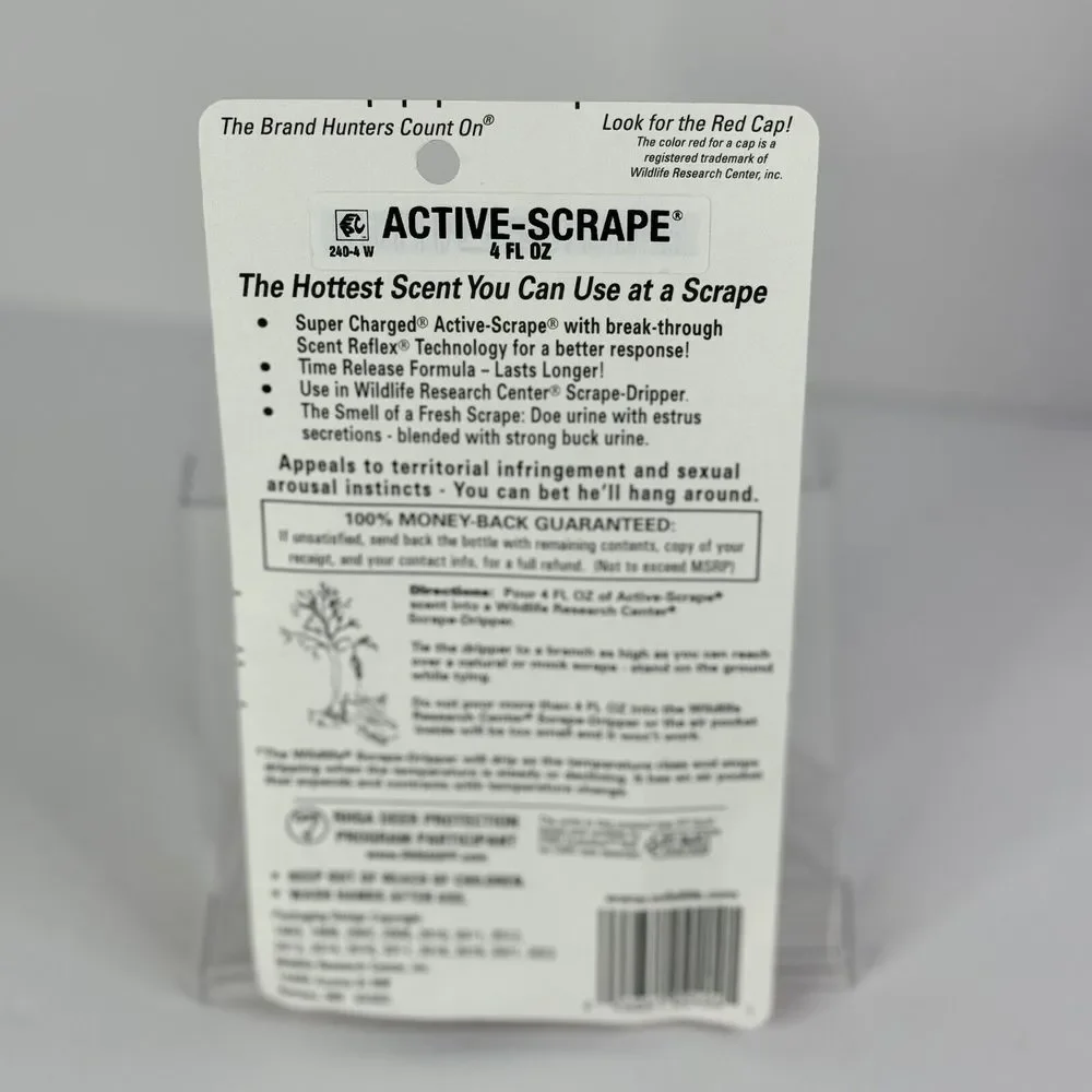 Wildlife Research Center Active Scrape Time Release Formula Deer Hunt Lure
